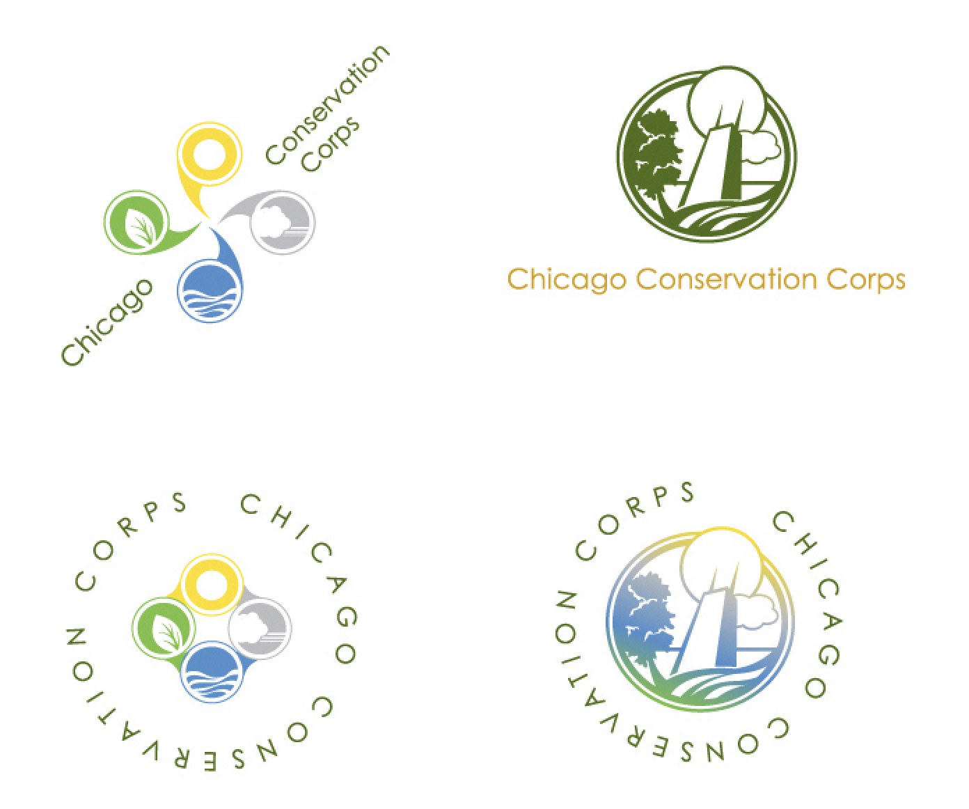Logo for the Chicago Conservation Corps (C3)